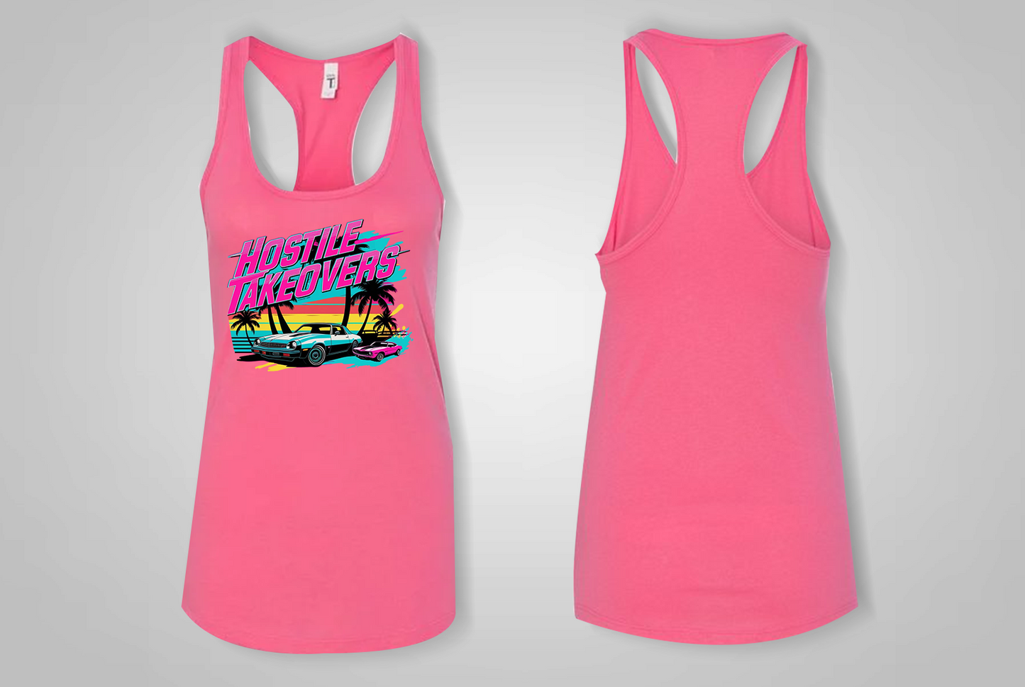 Hostile Takeover-Women's Racerback Tank
