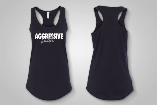 Aggressive Faith Tank Top: Womens