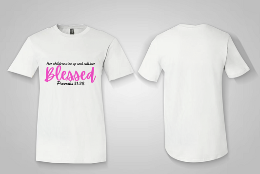 Blessed Mama Tee: Womens