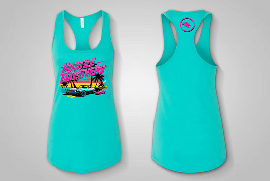 Hostile Takeover-Women's Racerback Tank
